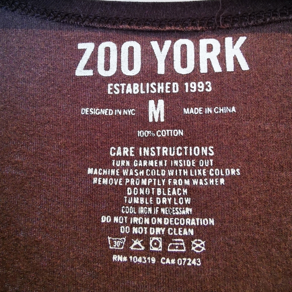 Zoo York Tank Mens M Black n Logo - Picture 3 of 8